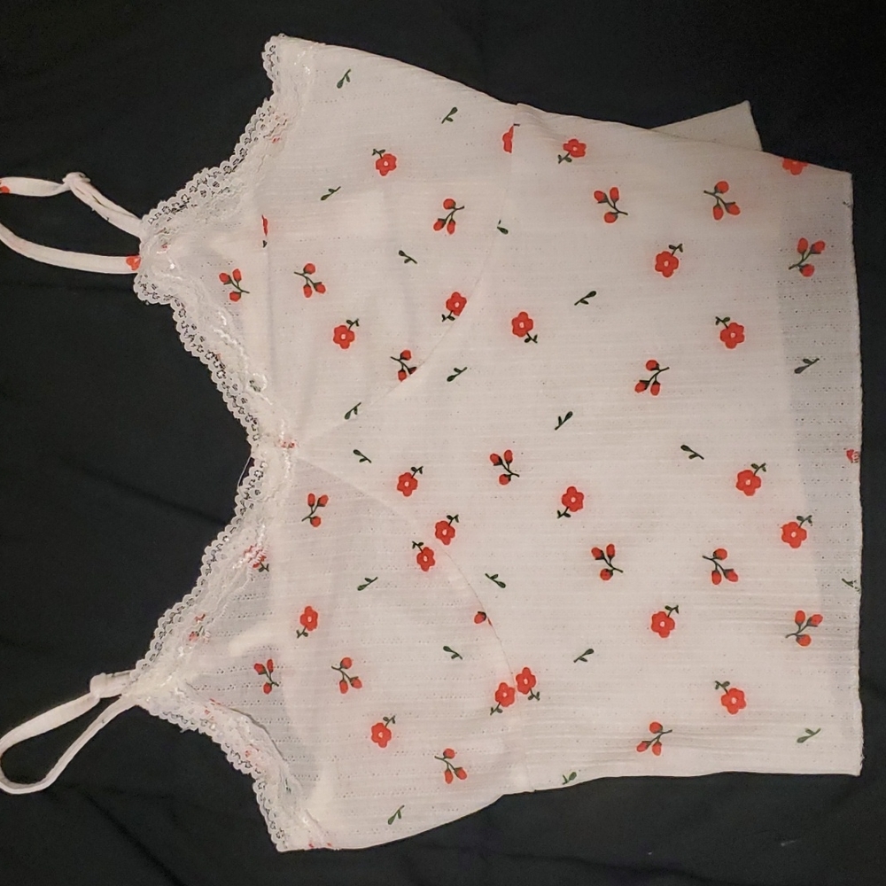 Floral tank top